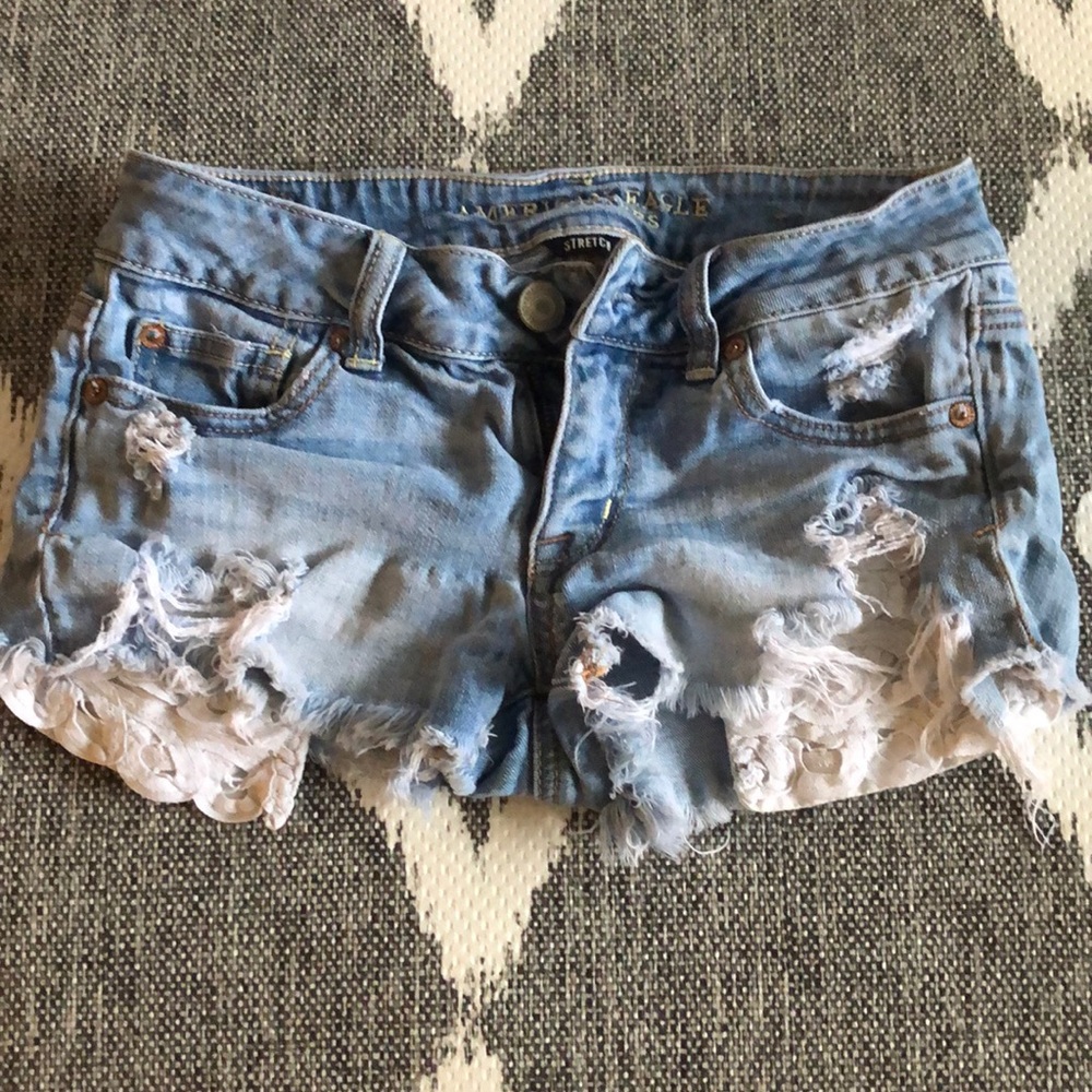 American eagle jean shorts